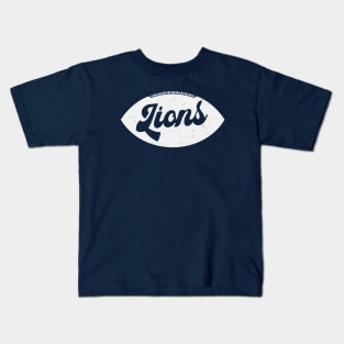 Retro Lions Football Kids T-Shirt